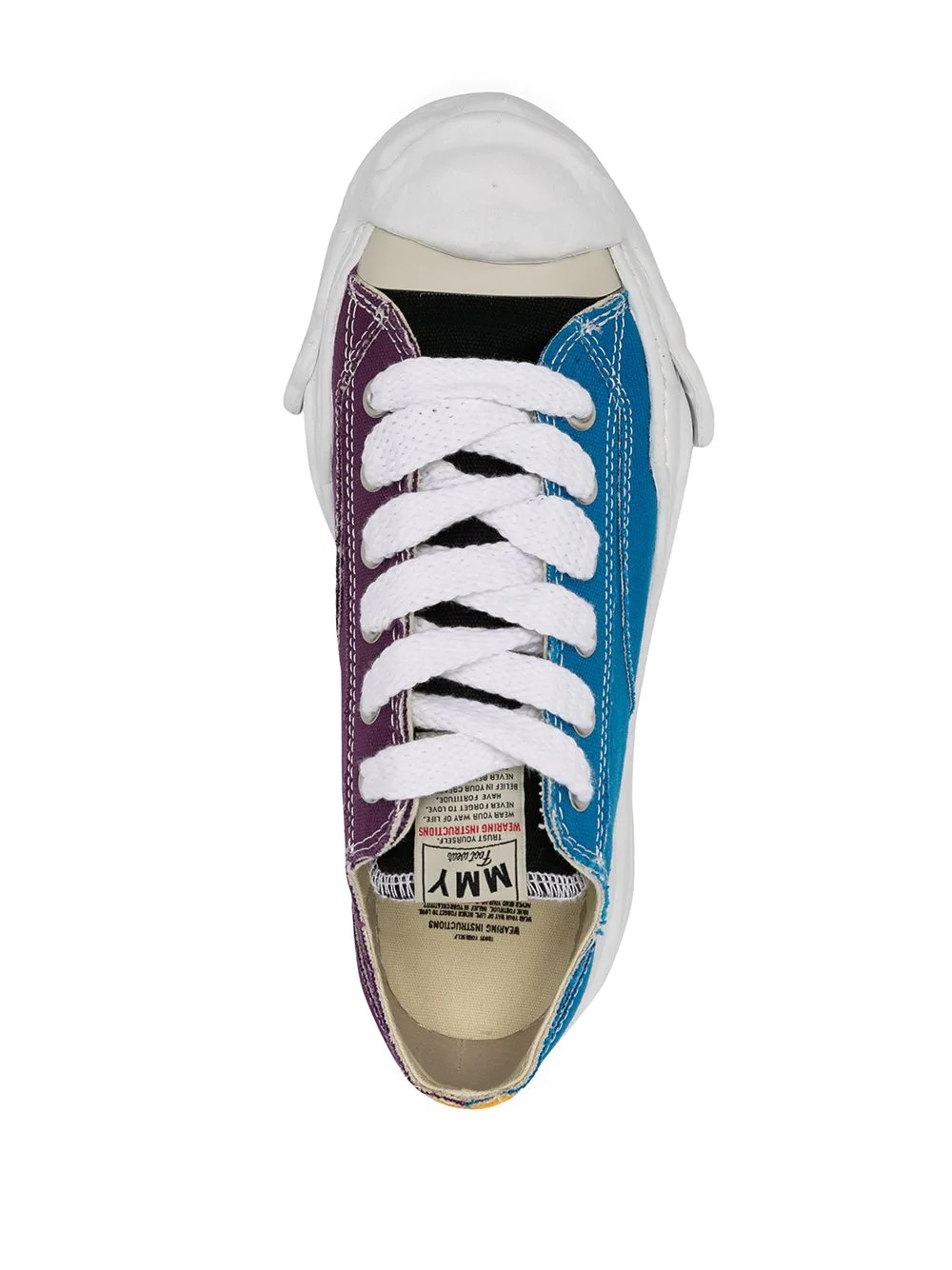 logo patch sneakers - 4