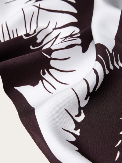 FERRAGAMO Venus print silk foulard outlook