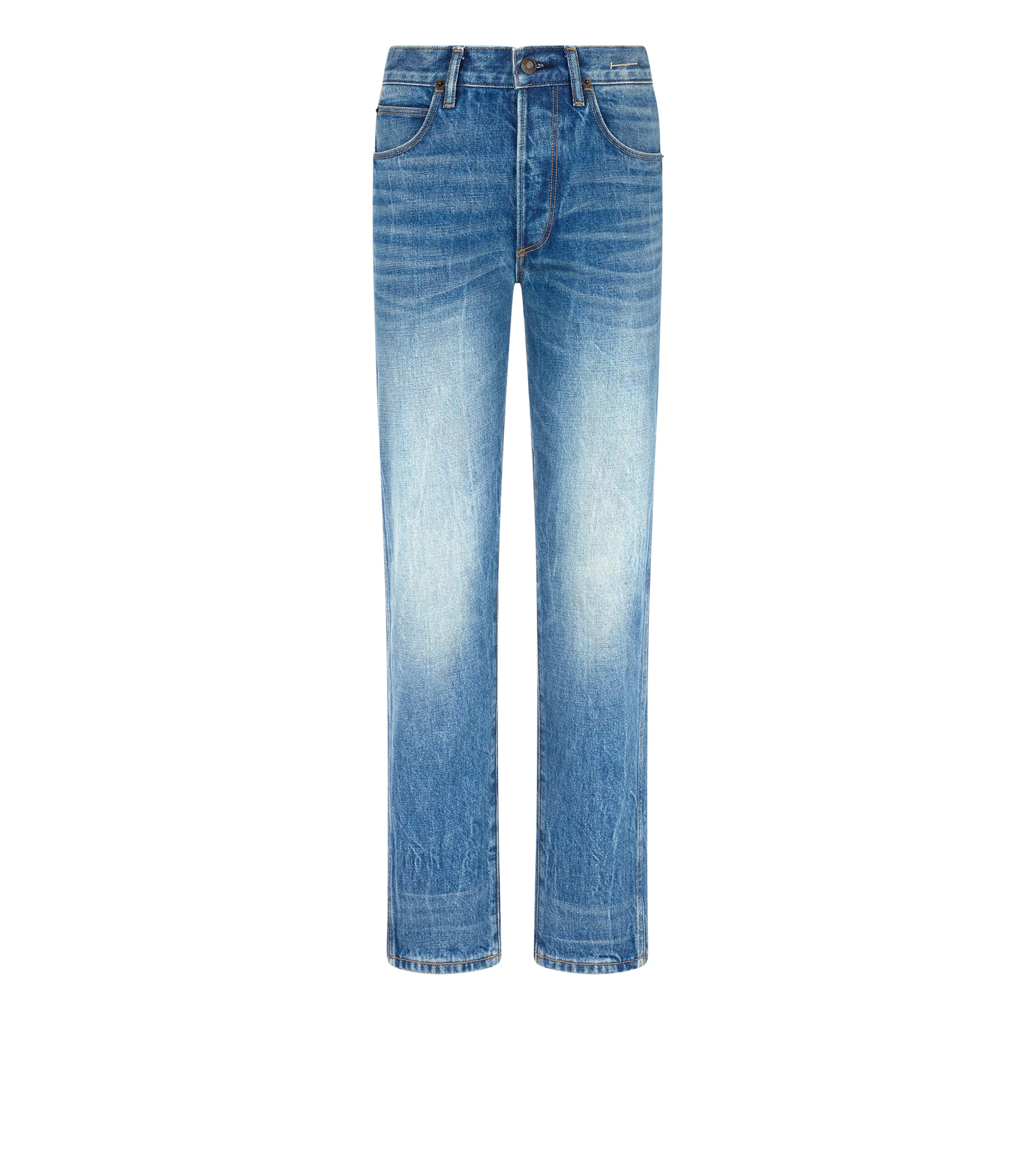 MELANIE STRAIGHT JEANS WITH T-TRIM - 1