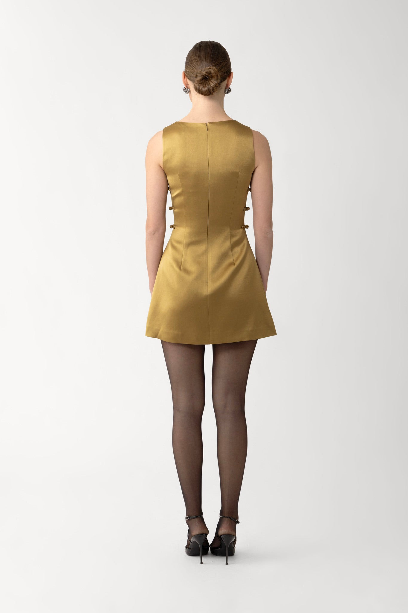 TEDDI SATIN MINI DRESS - 4