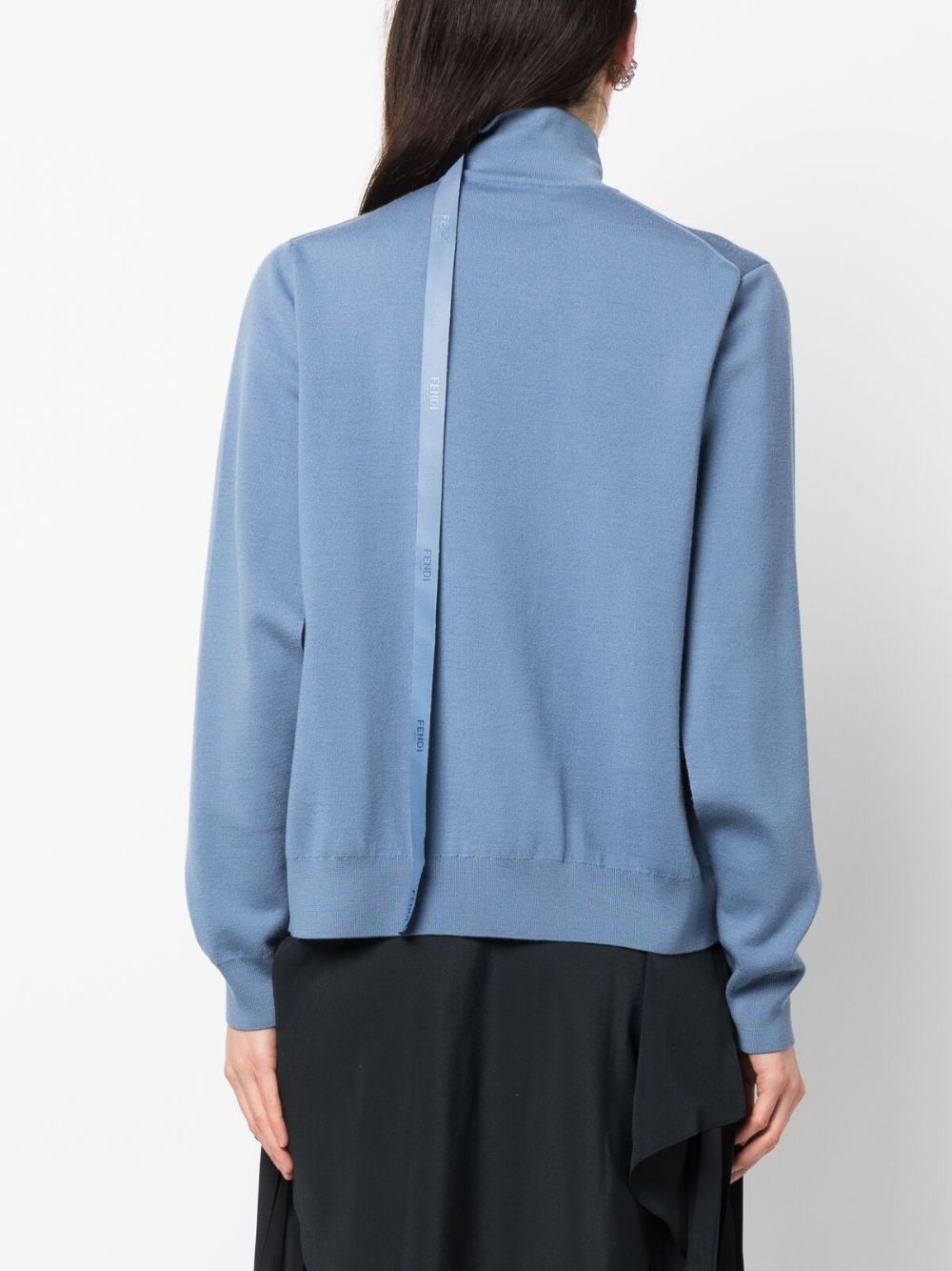 logo-detail wool sweater - 4