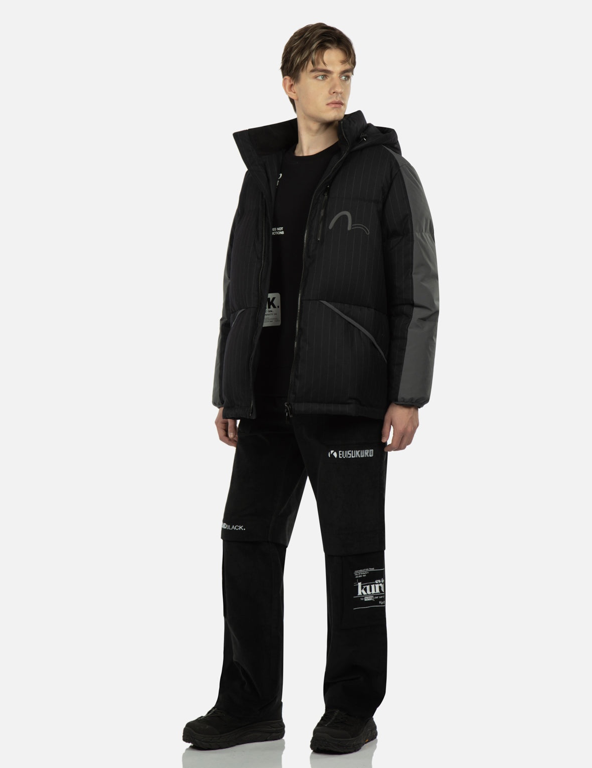 Logo Embroidered Corduroy Worker Pants - 3