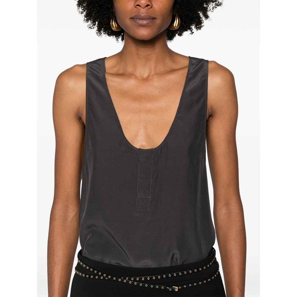 Saint Laurent Grey Tops - Vests & Tank Tops Women - 3