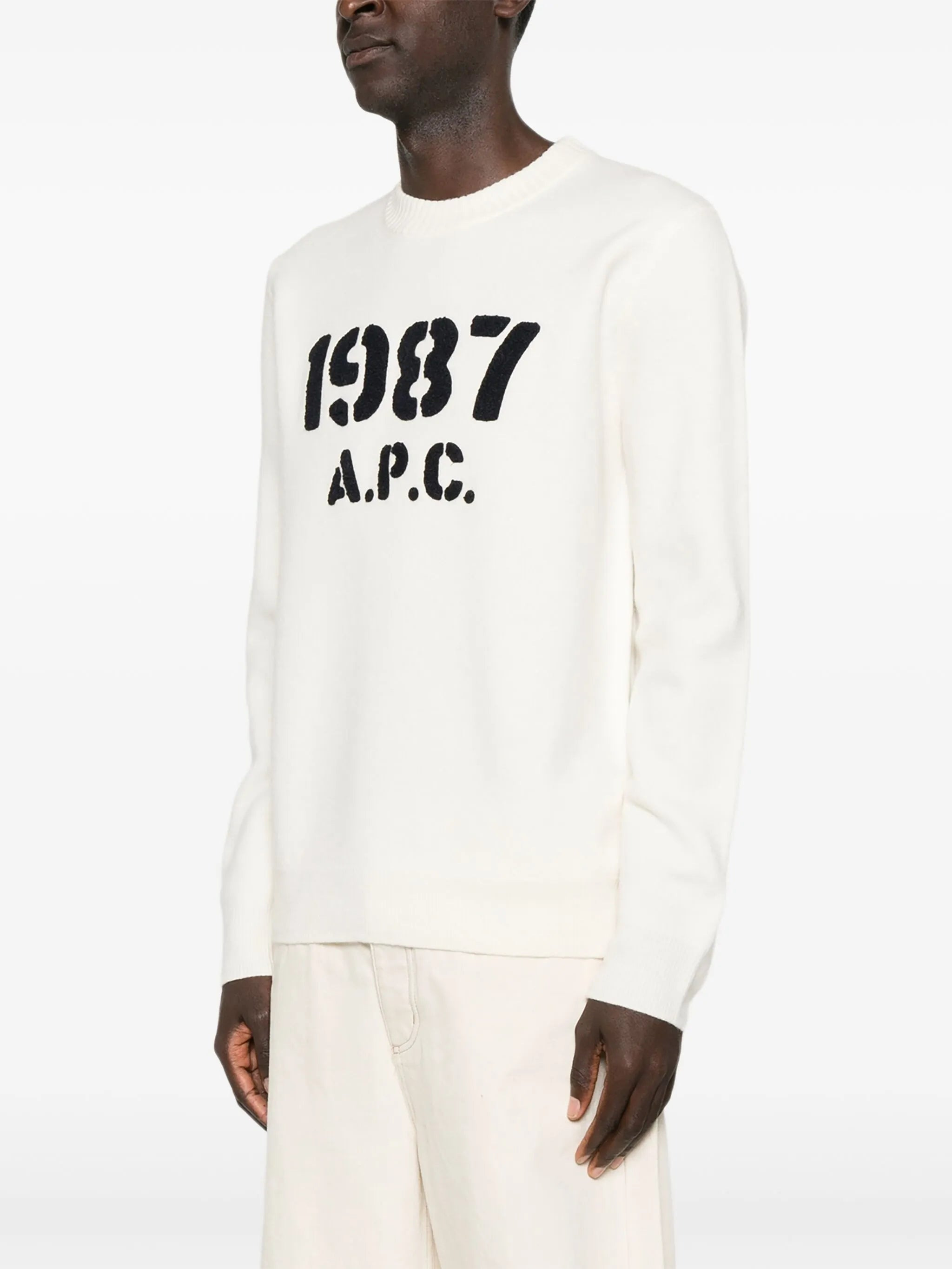 A.p.c. Crew-neck Long-sleeve Sweater - 5
