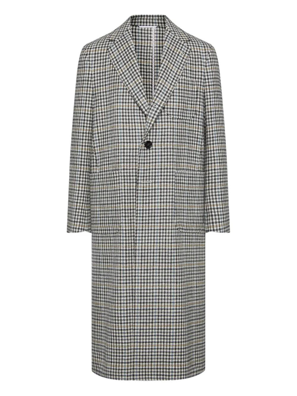 Thom Browne Men Unconstructed Elongated Coat Check Hunting Tweed - 4