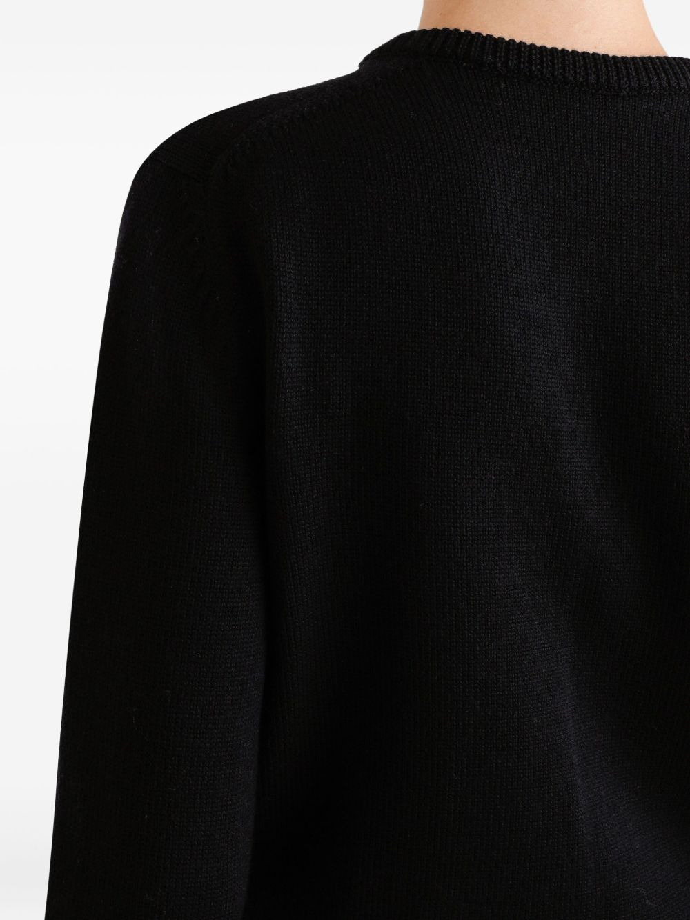 embellished button cardigan - 5