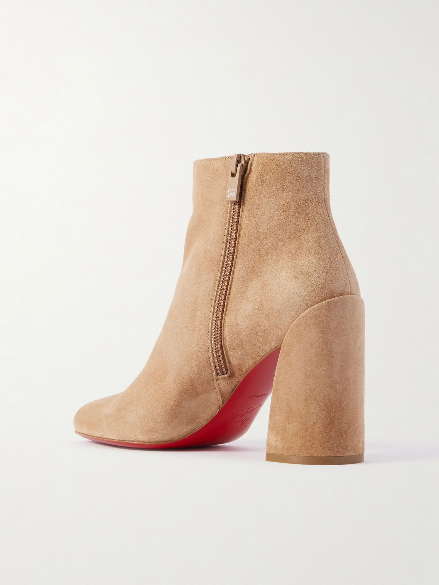 Turela 85 suede ankle boots Beige - 3