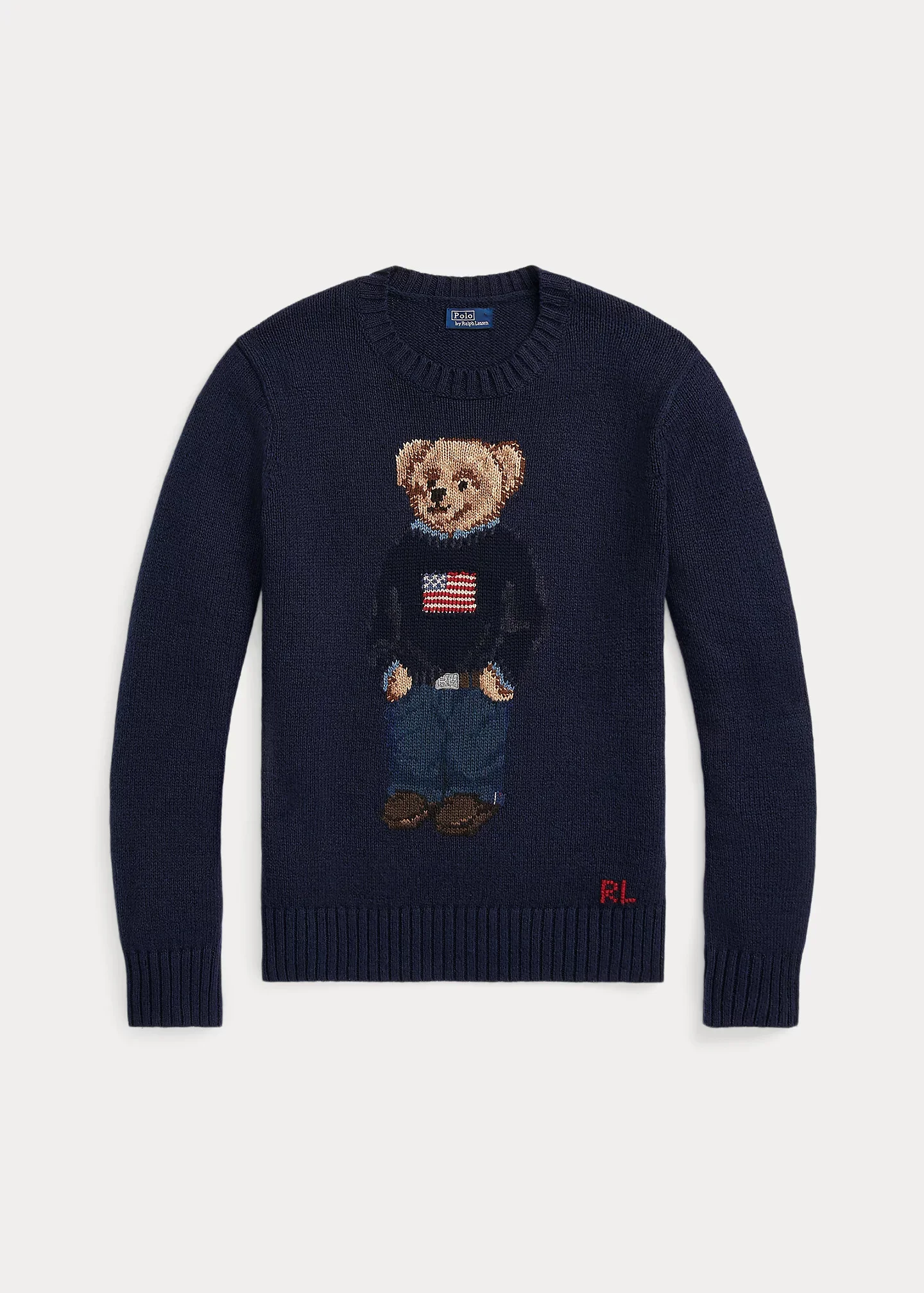 Polo Bear Cotton-Linen Sweater - 1