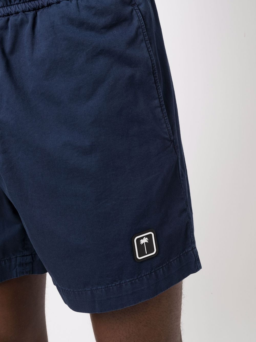 palm tree logo track shorts - 5