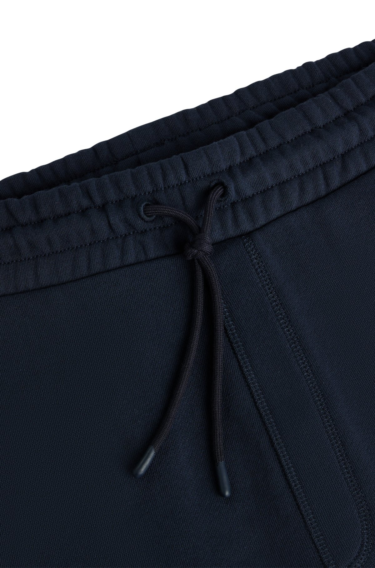 COTTON-TERRY REGULAR-FIT SHORTS WITH LOGO BADGE - 6