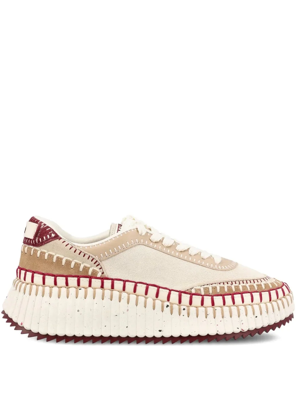 Nama Sneakers in Beige/Purple - 1