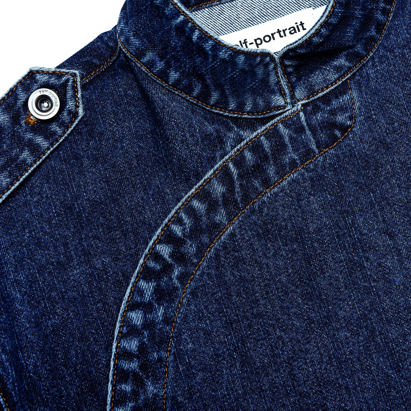 Denim Asymmetric Shirt 5