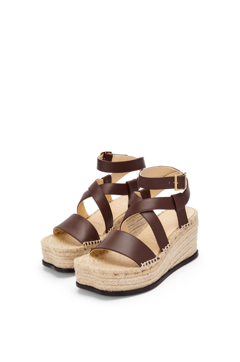 Petal espadrille sandal in calfskin 3