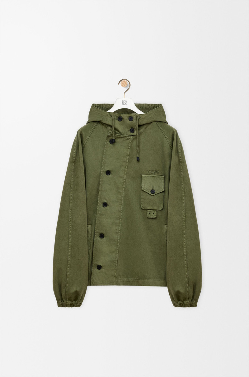 Short parka in cotton 1