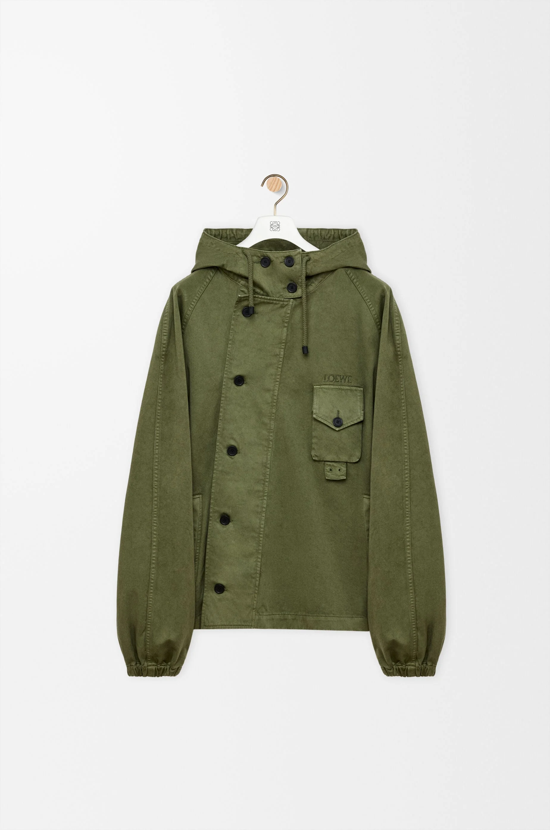 Short parka in cotton - 1