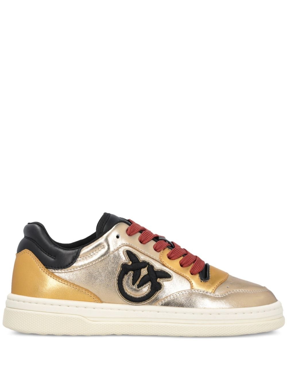 Mandy 01 laminated-leather sneakers - 1