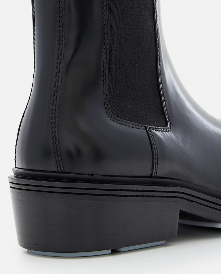 ANKLE BOOT LEATHER GLOSS VINYL - 4