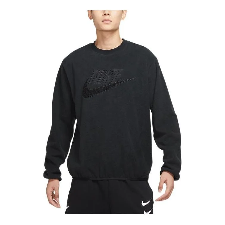 Nike NSW fleece logo sweatshirt 'Black' DQ4889-010 - 1