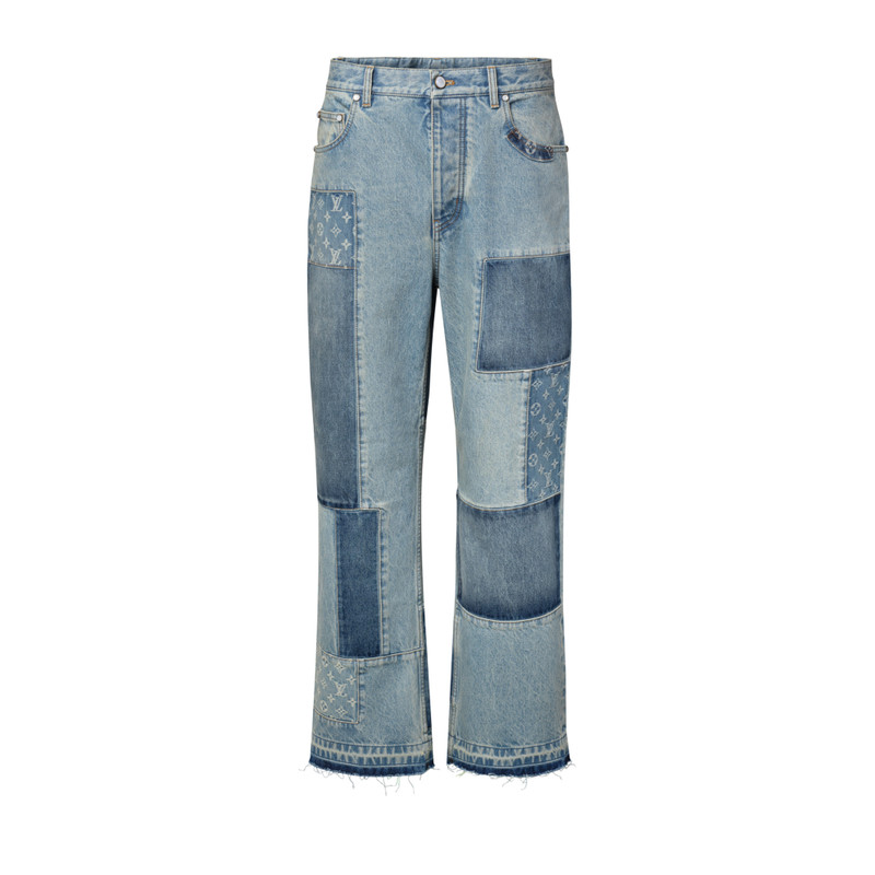 Signature Patchwork Denim Pants 1