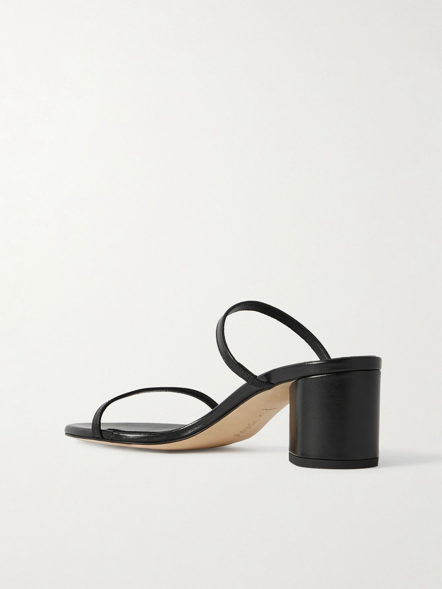 Annika leather mules Black - 3
