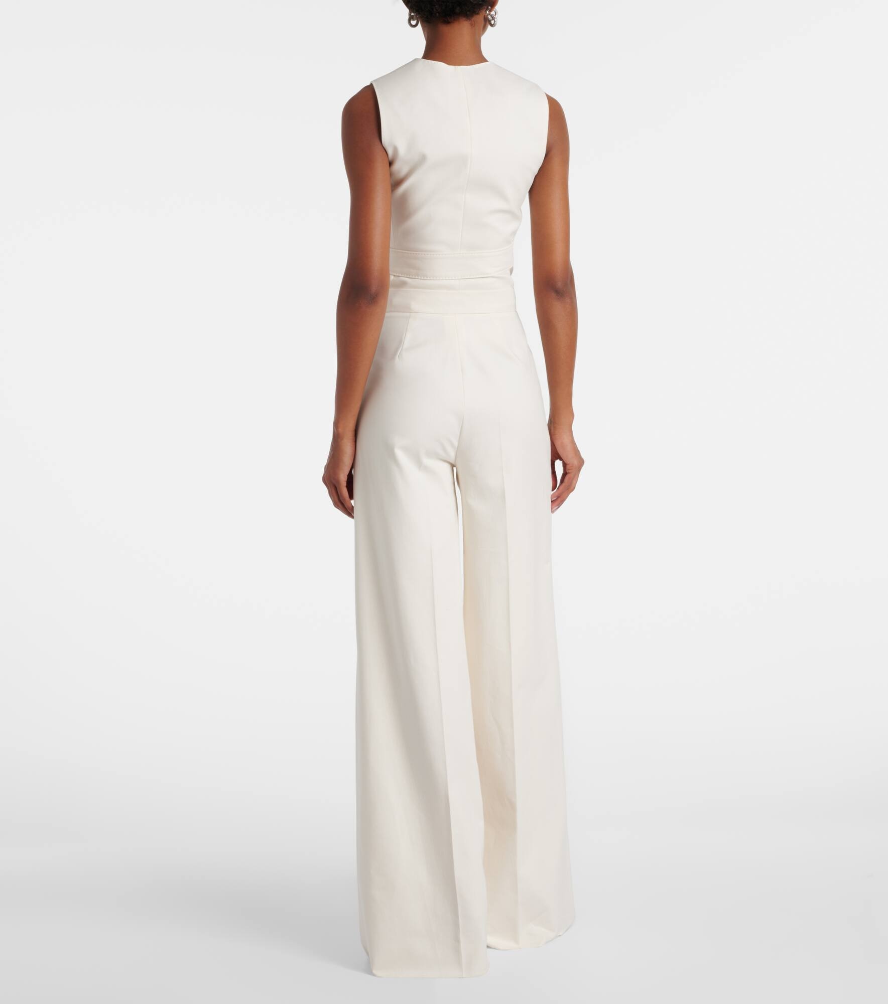 Finish cotton-blend wide-leg pants - 3