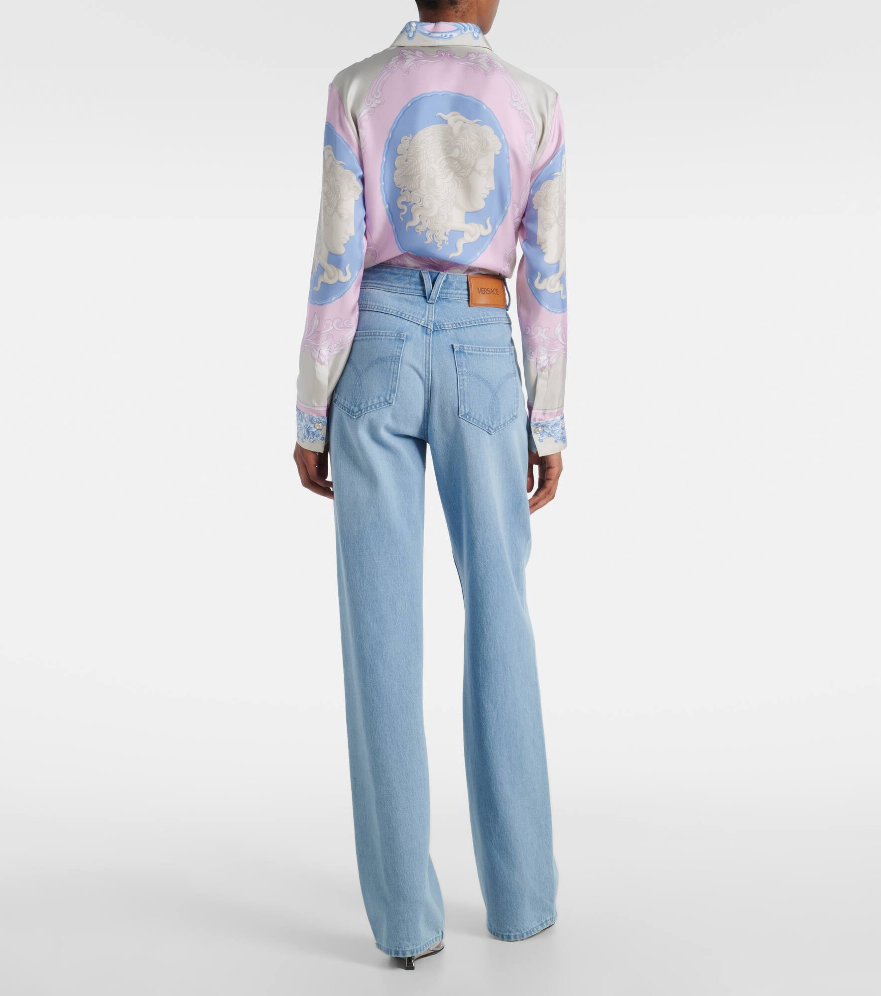 High-rise wide-leg jeans - 3