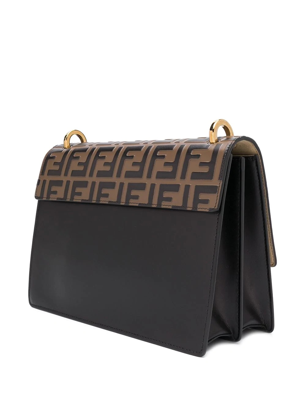 FF embossed top handle bag - 3