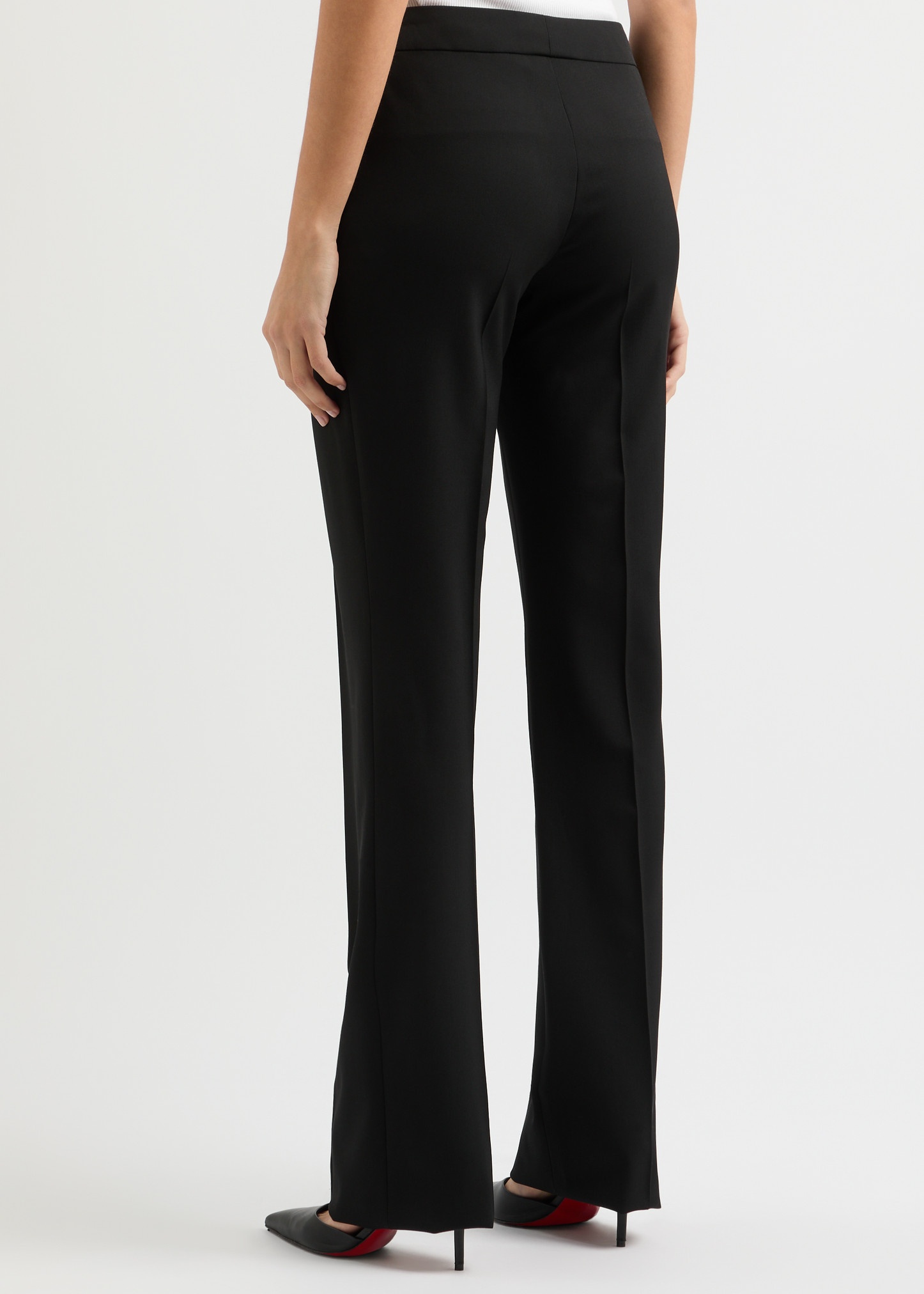 Slim-leg stretch-wool trousers - 3