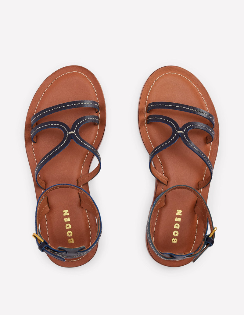 Casual Flat Sandal-Navy 5