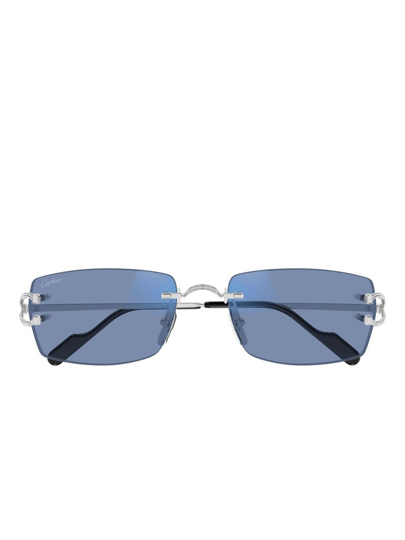metal-frame rimless sunglasses 5