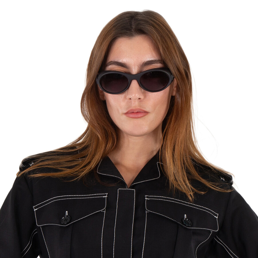 Givenchy Dark Grey Oval Ladies Sunglasses GV40065I 02A 55 - 2