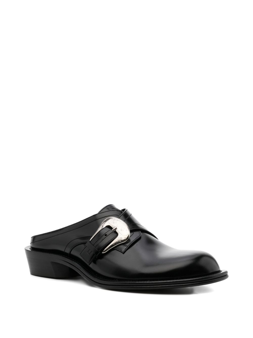 leather mules - 2
