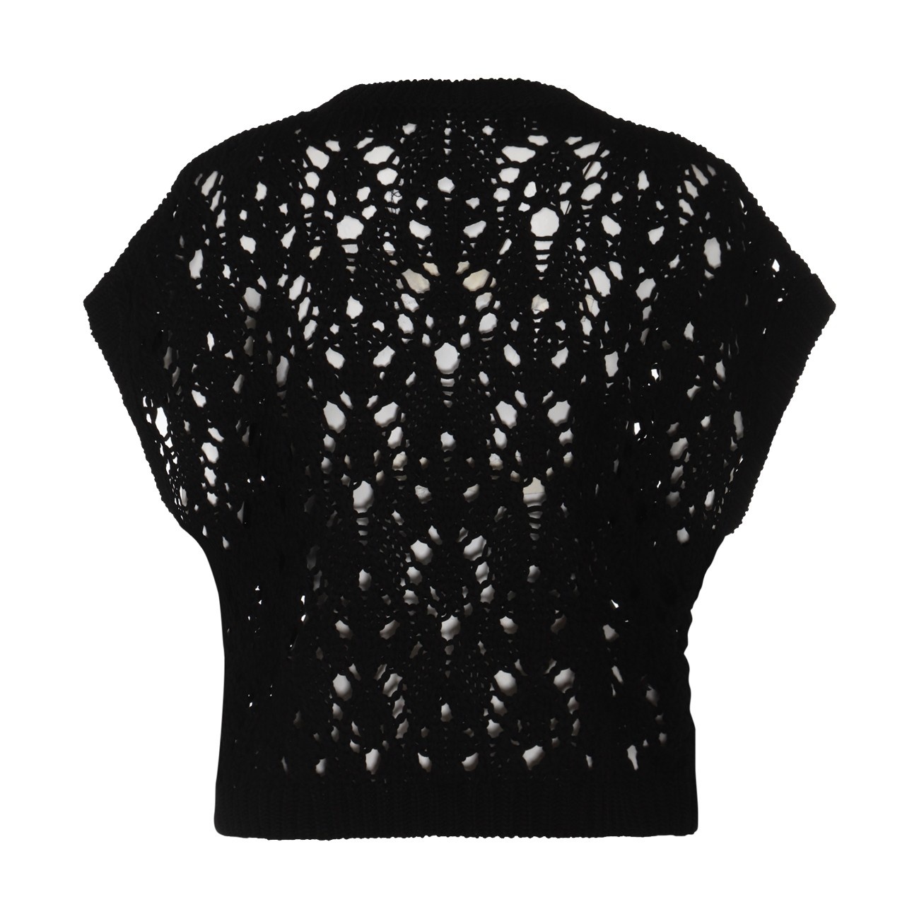 black cotton knitwear - 2