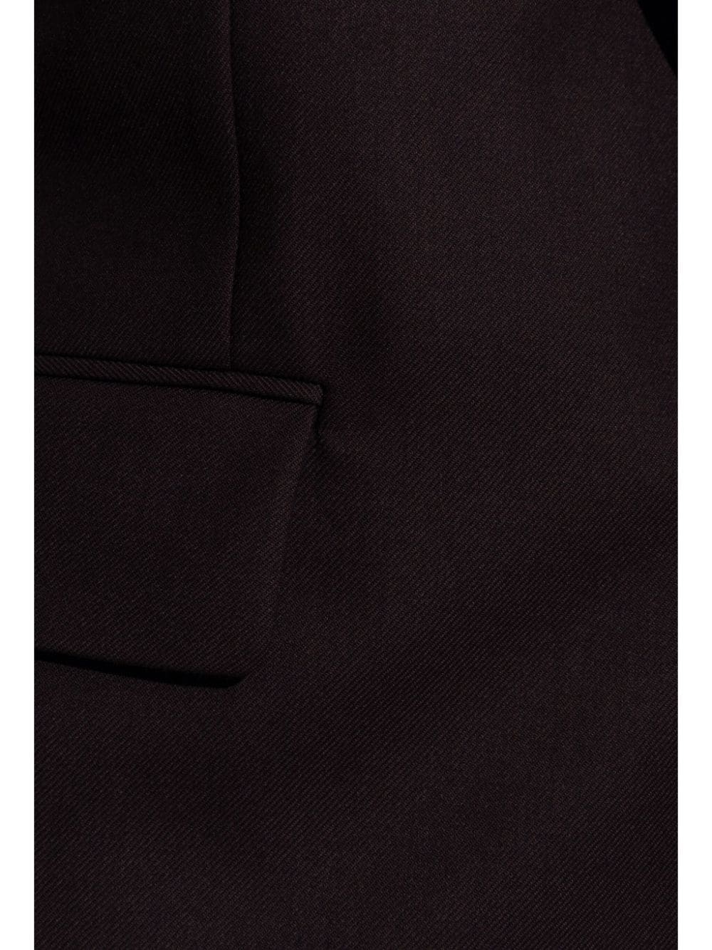 single-breasted wool blend blazer - 5