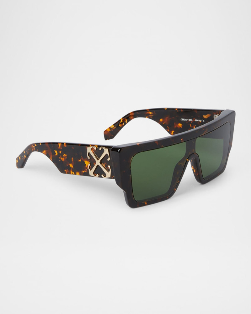 Off-White Men's Marion Acetate Shield Sunglasses outlook
