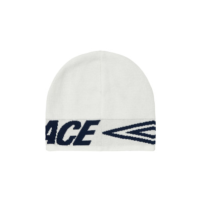 PALACE Palace x Umbro Nein Cuff Beanie 'White' outlook