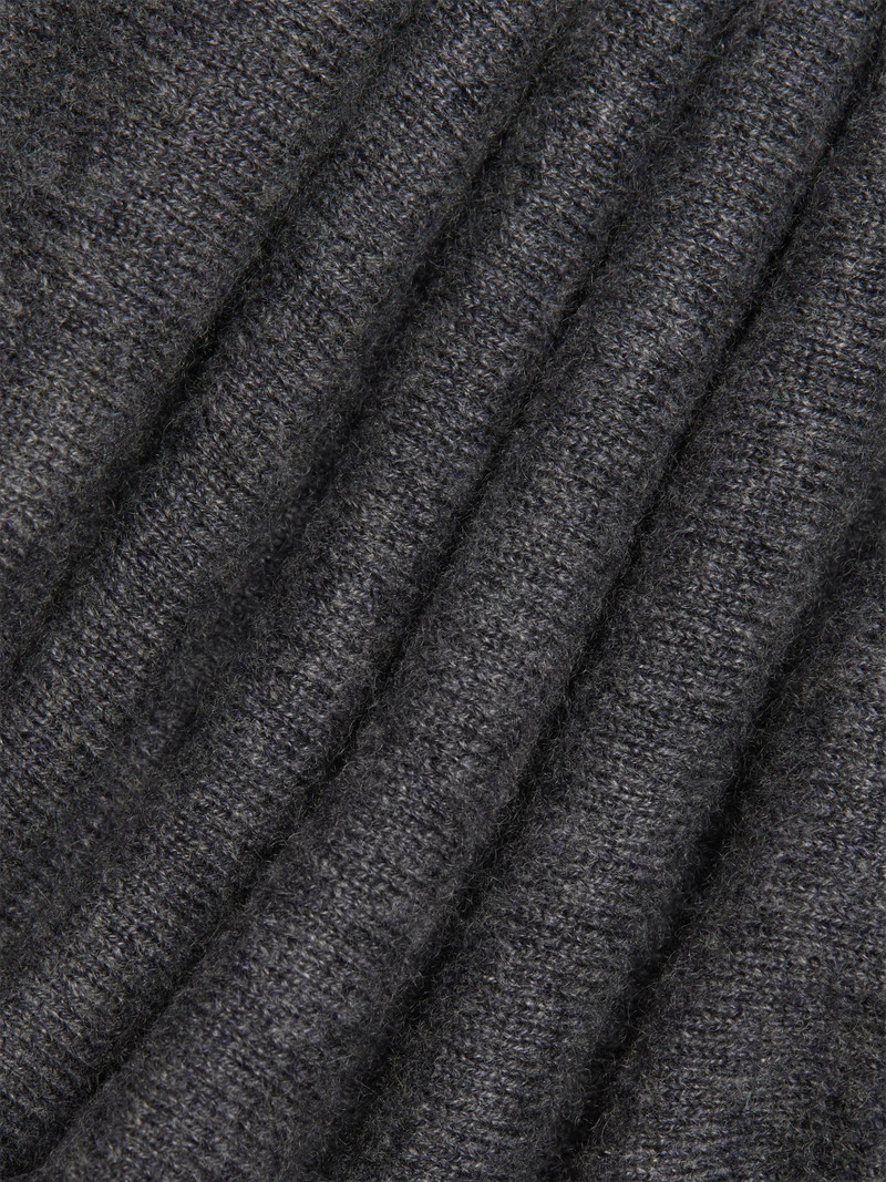 Women's Flared Cashmere Maxi Skirt - Graphite 7