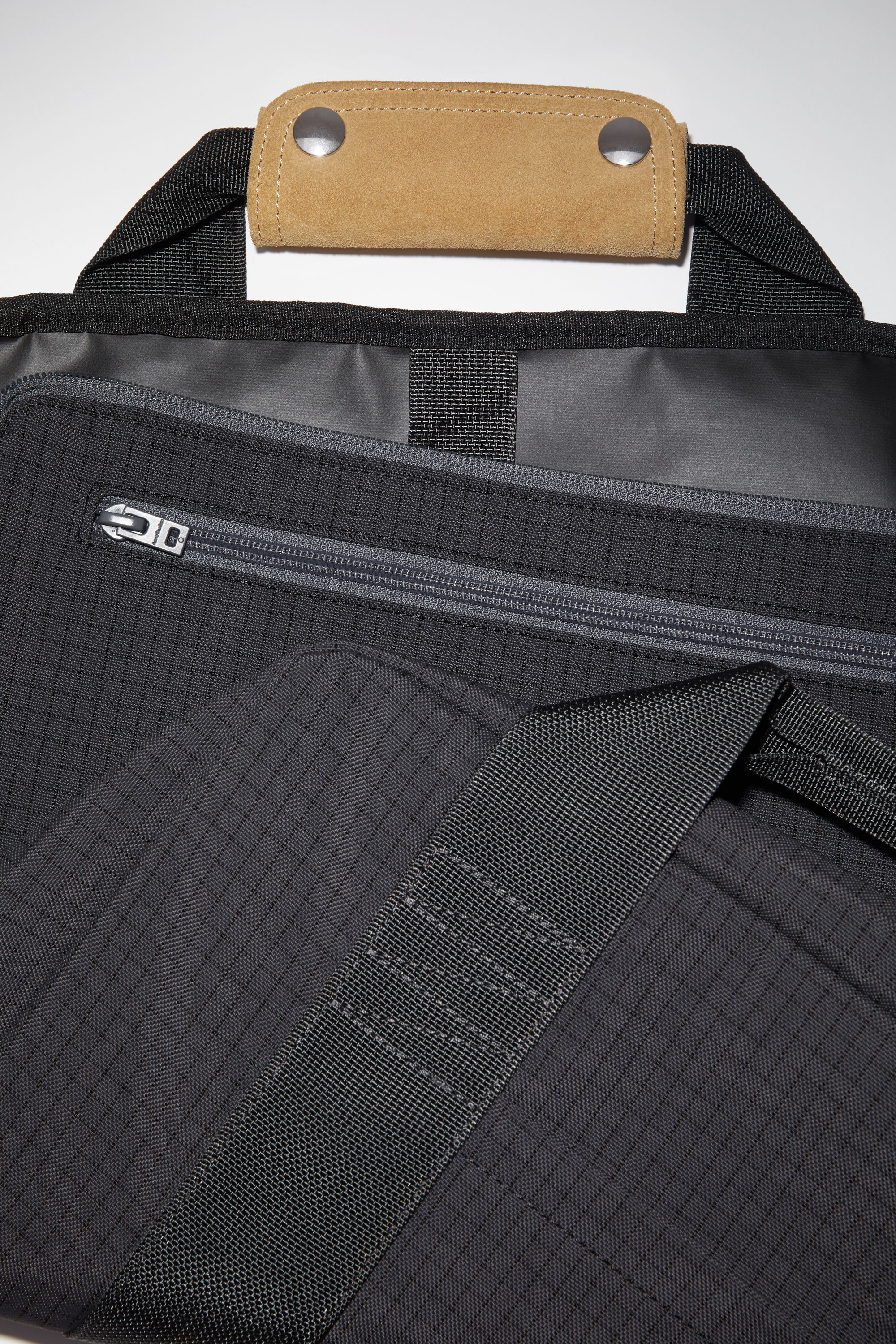 Nylon laptop bag - Black - 7