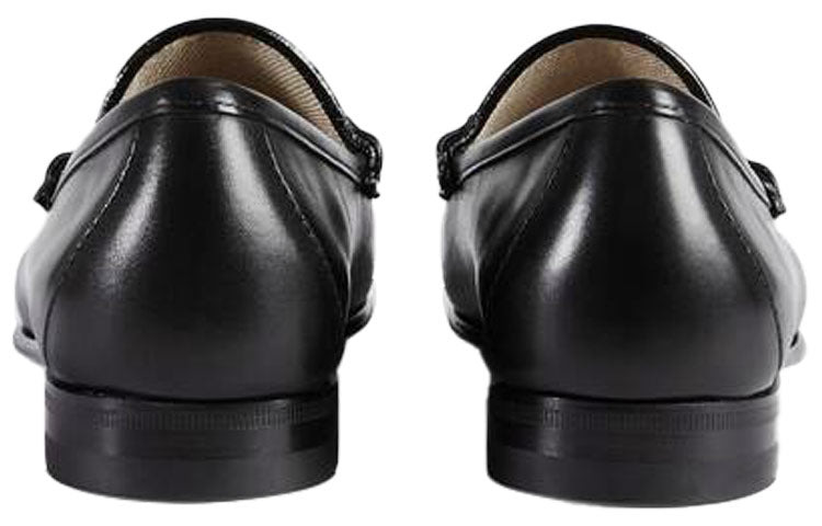 (WMNS) Gucci 1953 Horsebit Loafer 'Black Leather' 309701-BLM00-1000 - 5
