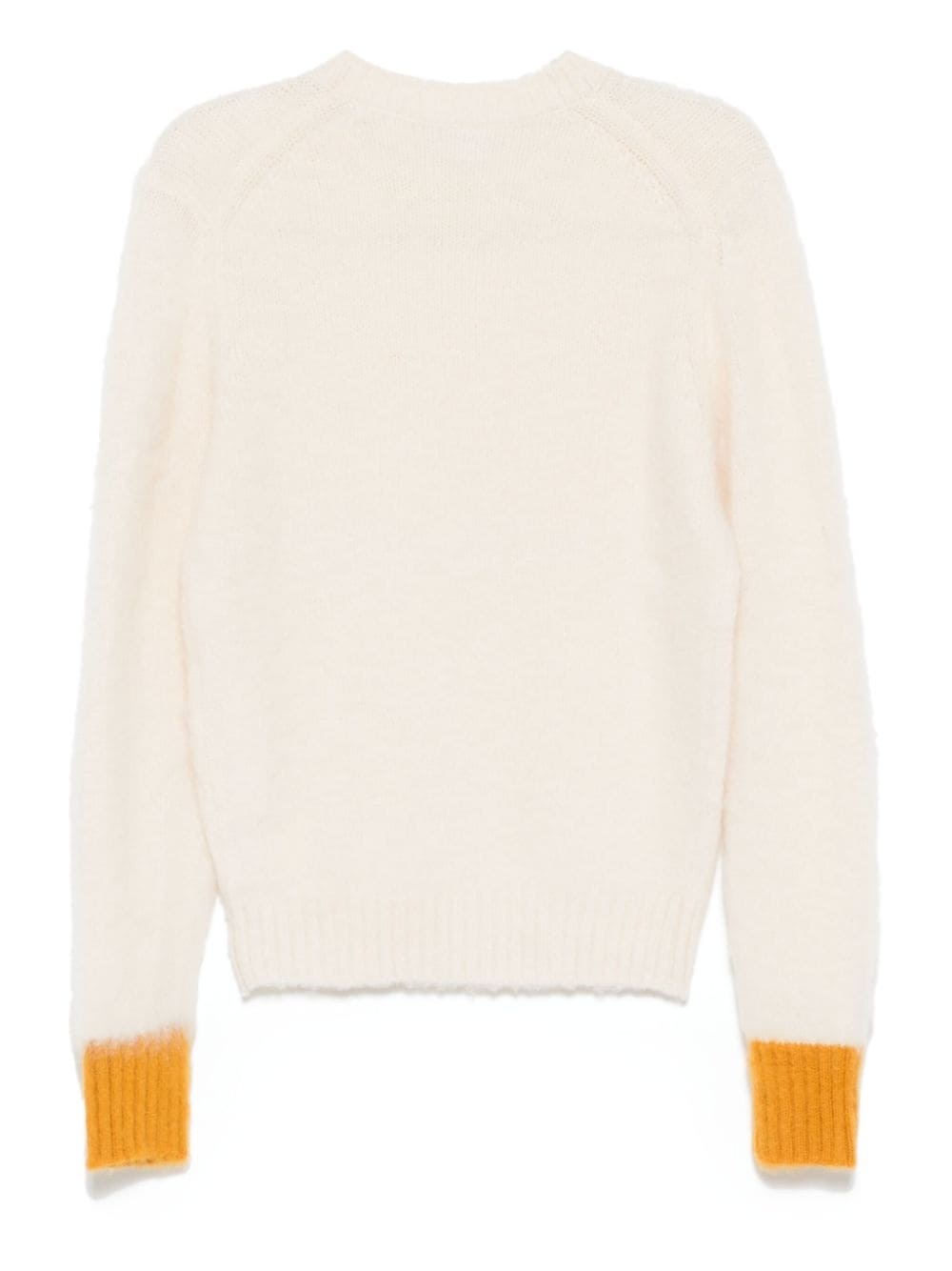 brushed-wool crew-neck jumper - 2