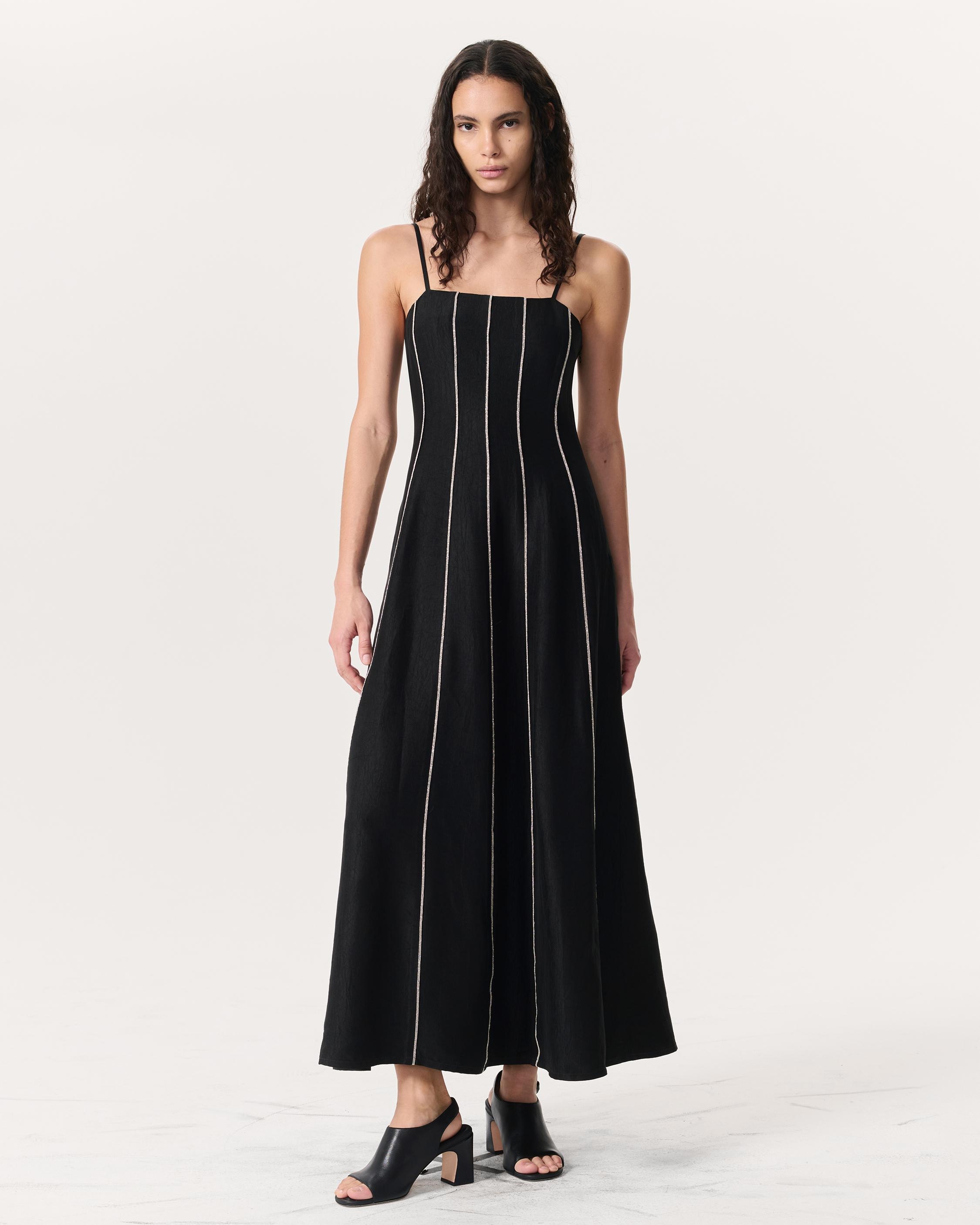 Kennedy Bead-Striped Maxi Dress - 2