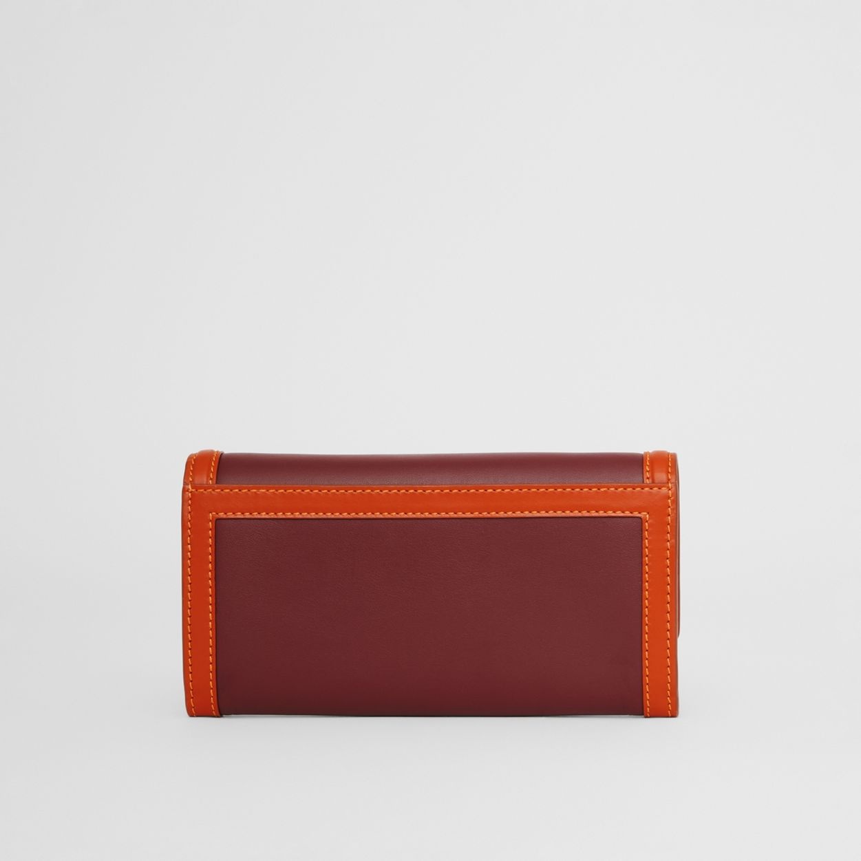 Monogram Motif Two-tone Leather Continental Wallet - 6