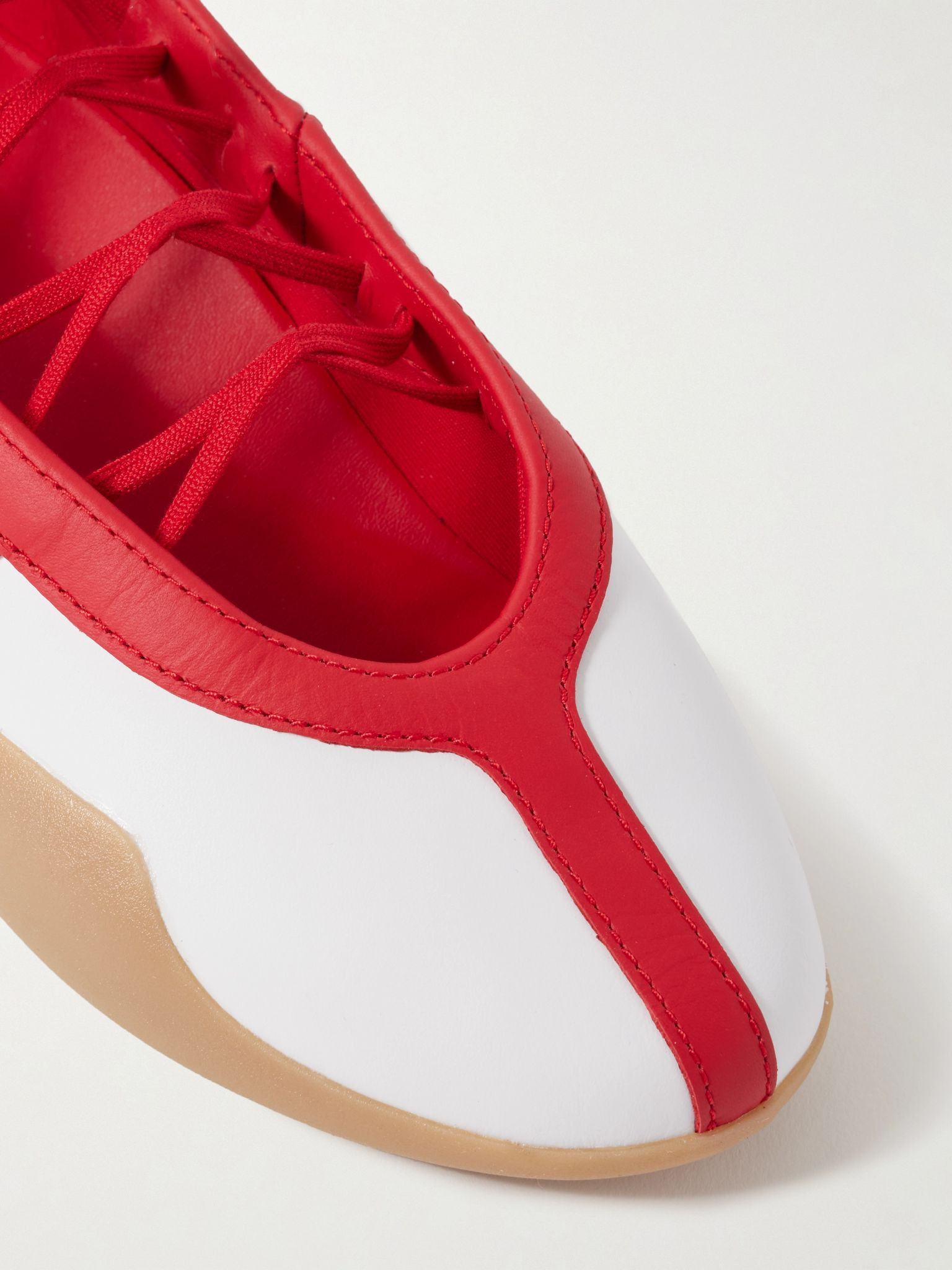 Taekwondo Mei Ballet leather sneakers Red - 4