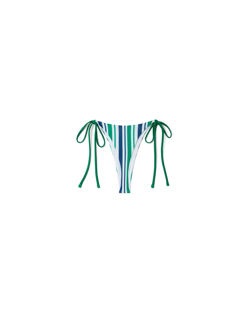 CASABLANCA Striped String Bikini Bottom outlook
