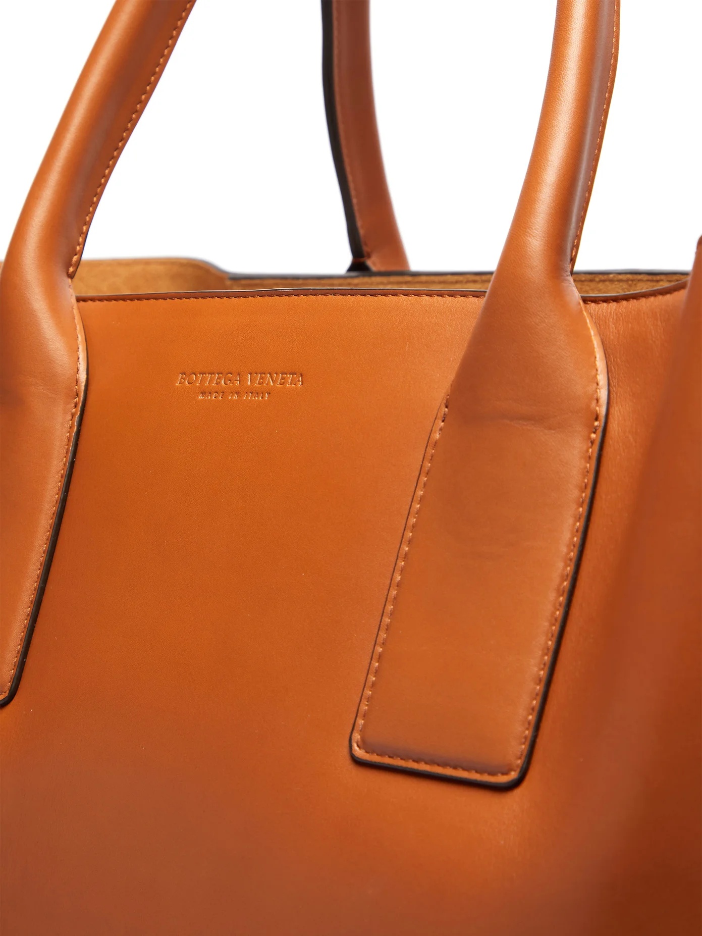 Oversized leather tote bag - 6