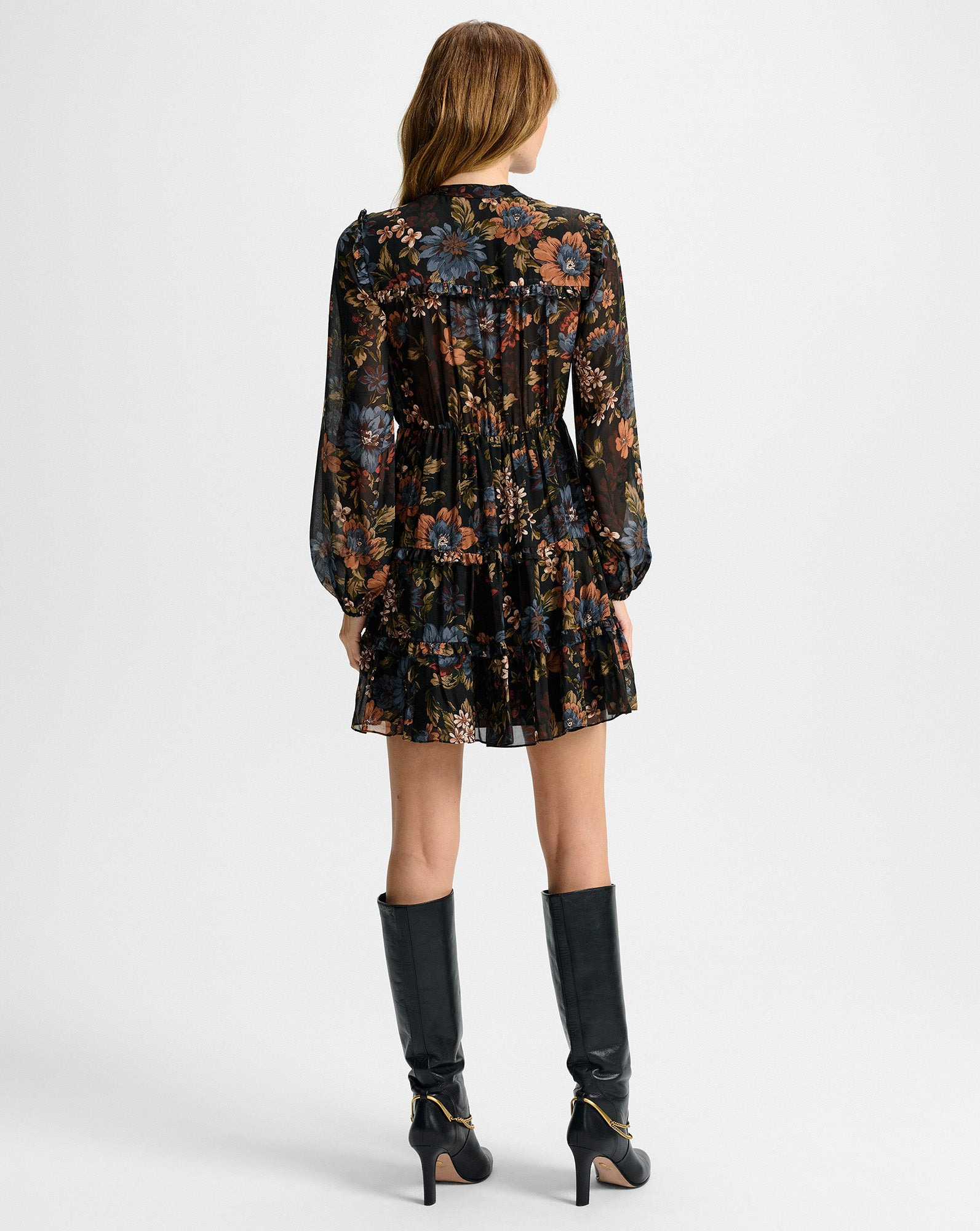 JUSTINE SILK MINI DRESS - 5