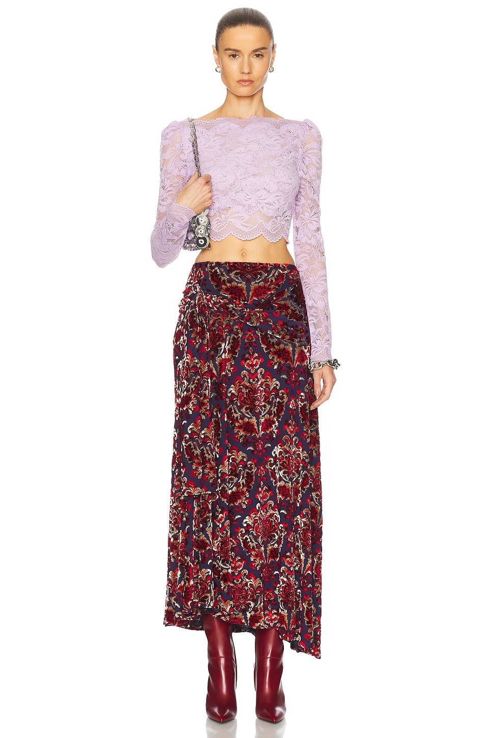 Velour Skirt - 5