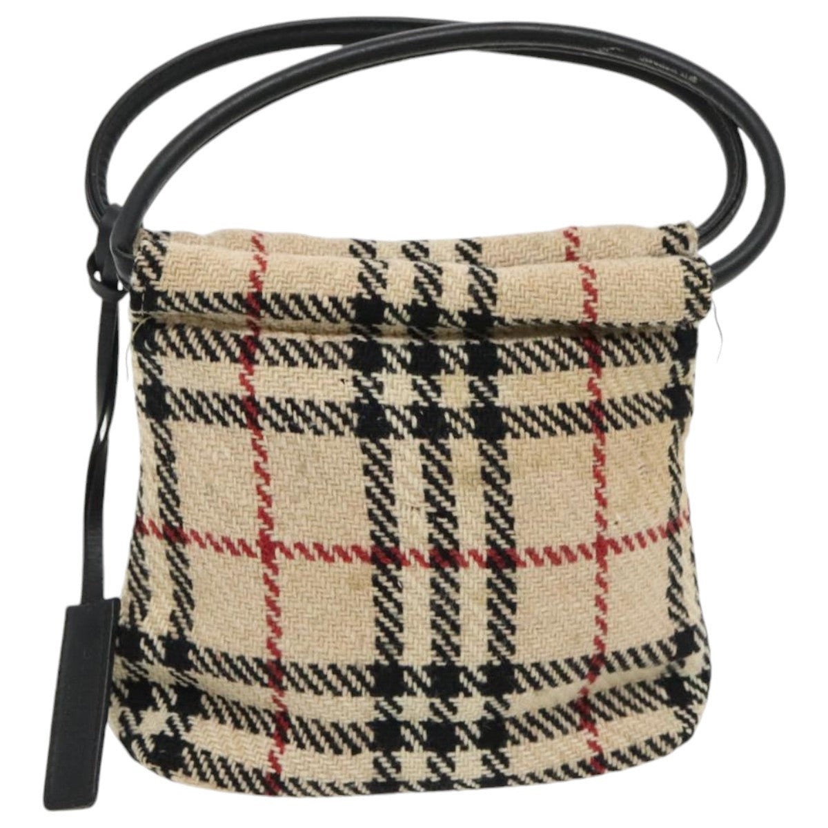 Burberry Nova Check Hand Bag Canvas Beige - 2