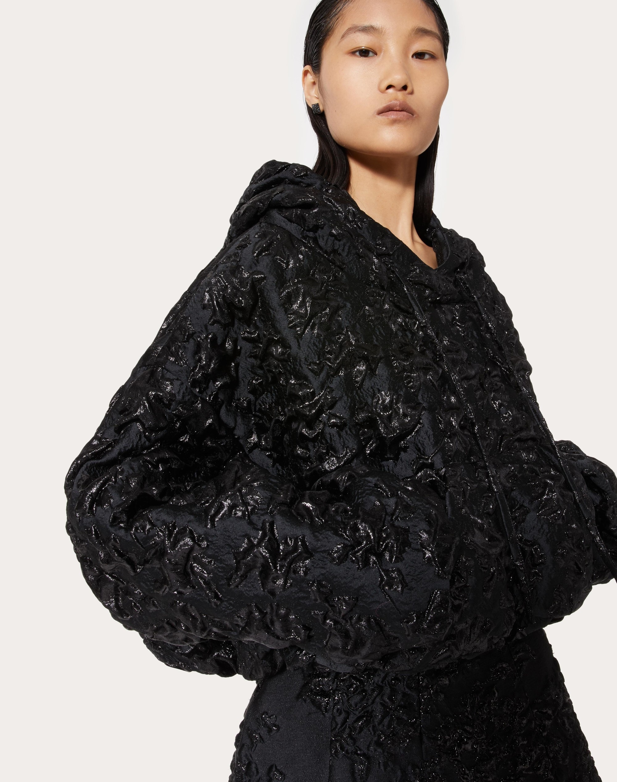 JACQUARD PEACOAT - 5