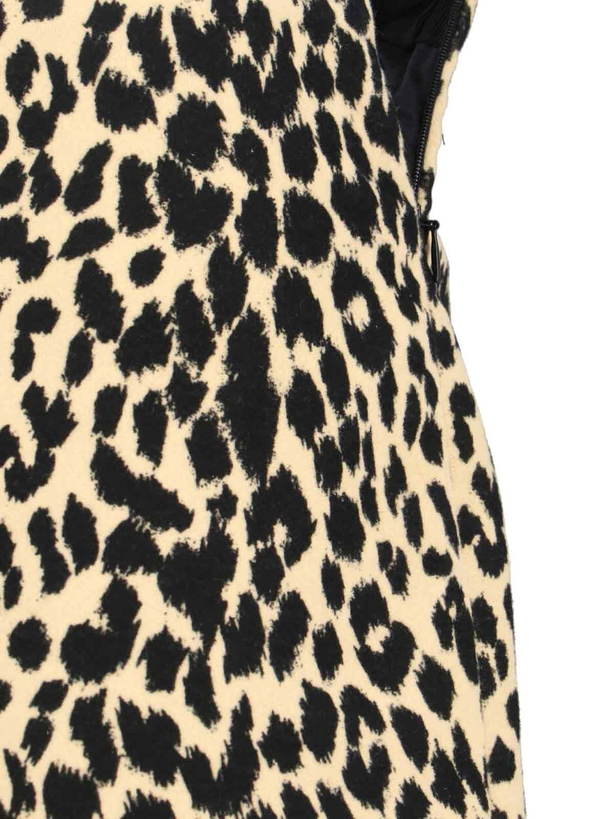 ANIMAL PRINT MIDI SKIRT - 4